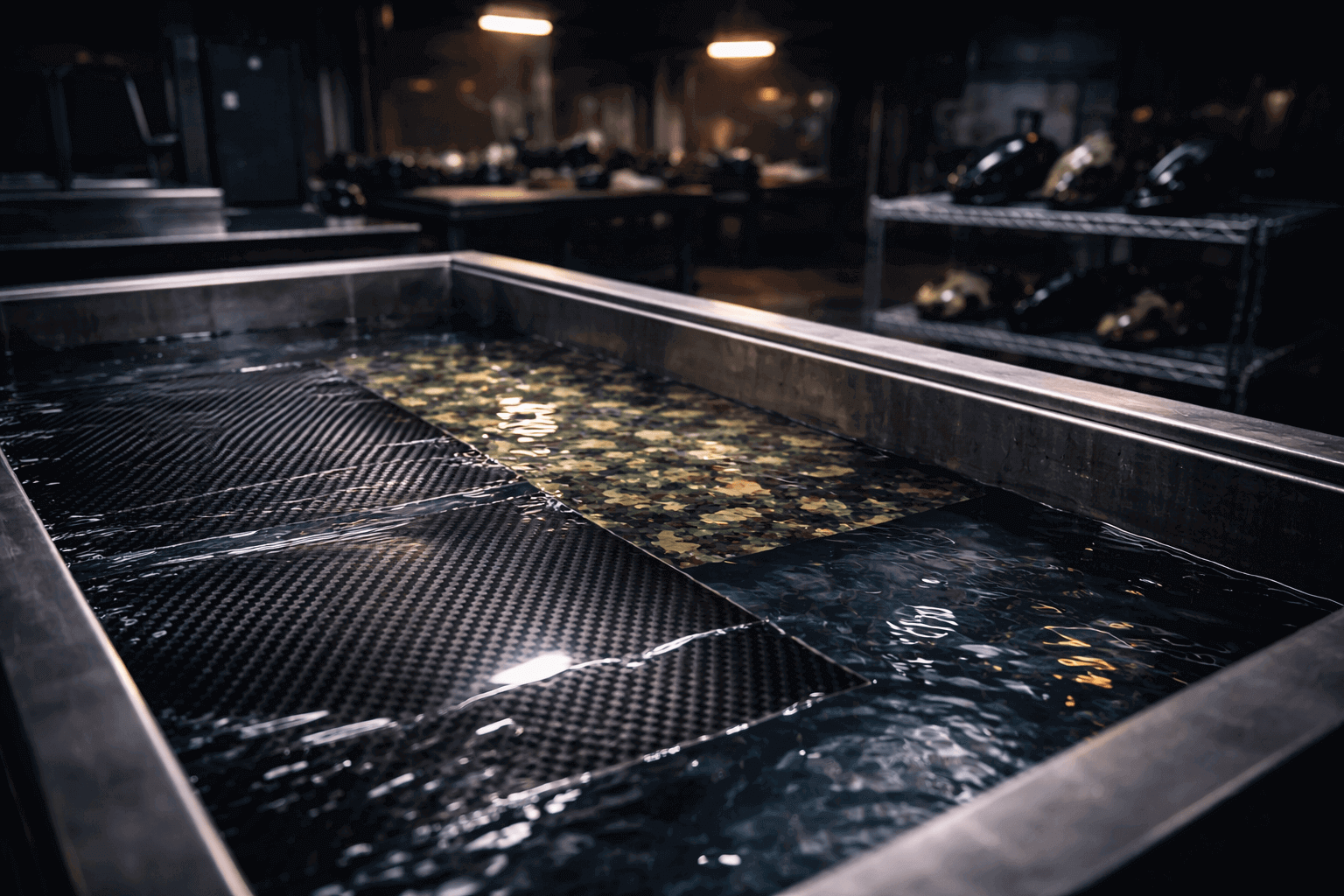 Hydro dipping process – film hydrographique sur l’eau